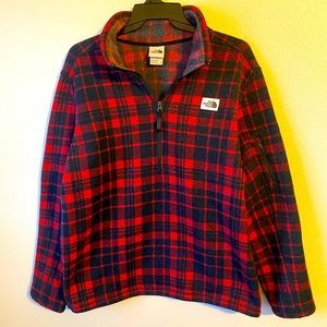 THE NORTH FACE GORDON LYONS NOVELTY 1/4 ZIP FLEECE TOP MENS